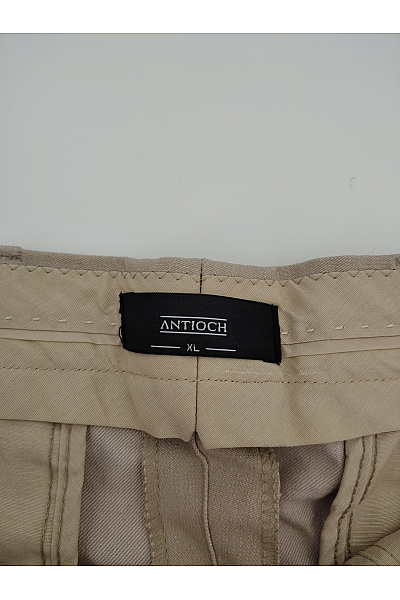 ANTIOCH Béžové bavlněné chinos kalhoty s puky Vel. XL | ANTIOCH | obrázek 6