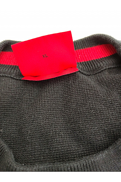 Hugo Boss Černý bavlněný pánský pulovr přes hlavu basic Velikost XL | Hugo Boss | obrázek 5