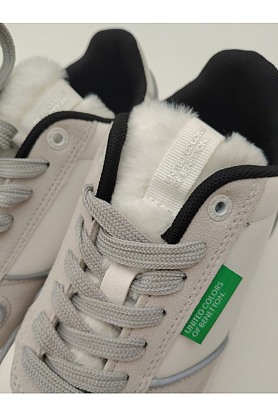 BENETTON tenisky United Colors of zateplené Bílé Vel. EU 39 | BENETTON | obrázek 4