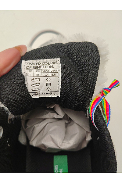 BENETTON tenisky United Colors of zateplené Bílé Vel. EU 39 | BENETTON | obrázek 11