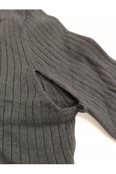ONLY Dámský černý žebrovaný rolák basic Velikost S | ONLY | obrázek 4