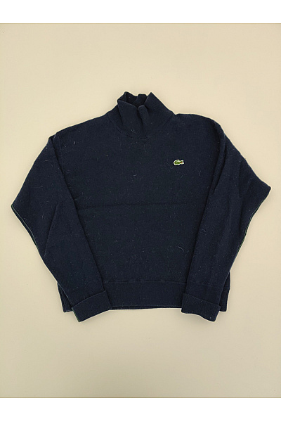 LACOSTE Dámský vlněný rolák tmavě modrý basic Vel. 34 | LACOSTE | obrázek 2