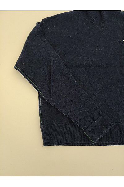 LACOSTE Dámský vlněný rolák tmavě modrý basic Vel. 34 | LACOSTE | obrázek 4