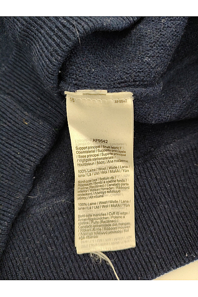LACOSTE Dámský vlněný rolák tmavě modrý basic Vel. 34 | LACOSTE | obrázek 5