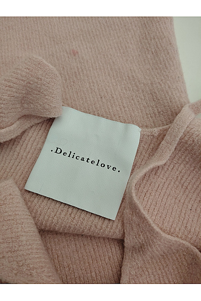Delicatelove Dámské vlněné body bez rukávů růžové basic Vel. S | Delicatelove | obrázek 6