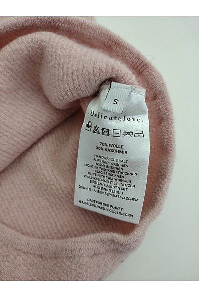 Delicatelove Dámské vlněné body bez rukávů růžové basic Vel. S | Delicatelove | obrázek 7