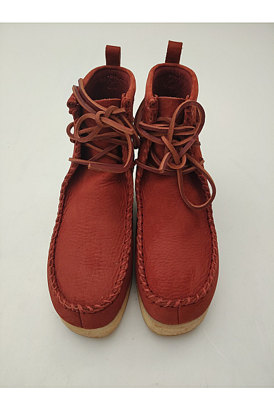 Clarks Červené kotníkové boty na platformě se šněrováním Vel. 39 | Clarks | obrázek 3