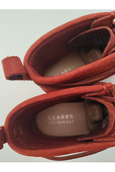 Clarks Červené kotníkové boty na platformě se šněrováním Vel. 39 | Clarks | obrázek 10