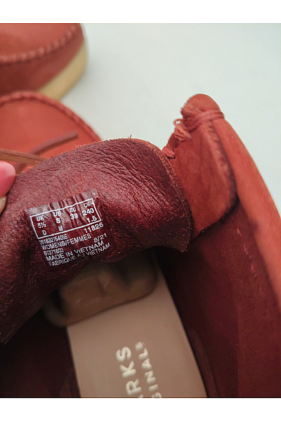 Clarks Červené kotníkové boty na platformě se šněrováním Vel. 39 | Clarks | obrázek 11