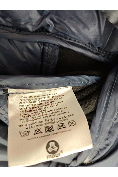 MAC Šedá prošívaná zimní bunda s kapucí Vel. EU 48 | MAC | obrázek 6