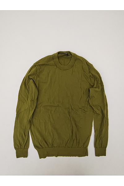 LAWRENCE GREY Dámský khaki vlněný pulovr basic Velikost M | LAWRENCE GREY | obrázek 2