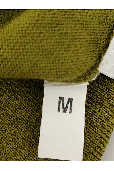 LAWRENCE GREY Dámský khaki vlněný pulovr basic Velikost M | LAWRENCE GREY | obrázek 6