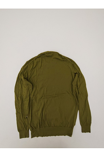 LAWRENCE GREY Dámský khaki vlněný pulovr basic Velikost M | LAWRENCE GREY | obrázek 8