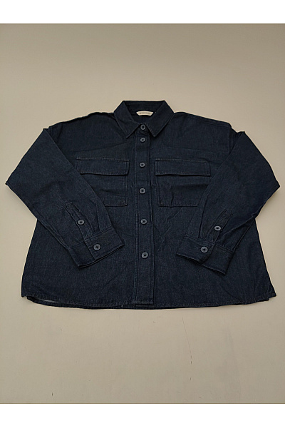 TOM TAILOR Dámská bavlněná riflová košile s dlouhým rukávem oversized Vel. 38 | TOM TAILOR | obrázek 2