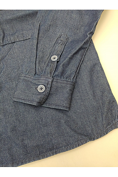 TOM TAILOR Dámská bavlněná riflová košile s dlouhým rukávem oversized Vel. 38 | TOM TAILOR | obrázek 3