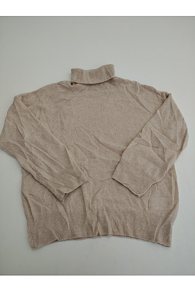LAWRENCE GREY Béžový kašmírový rolák oversized basic Velikost EU 38 | LAWRENCE GREY | obrázek 2