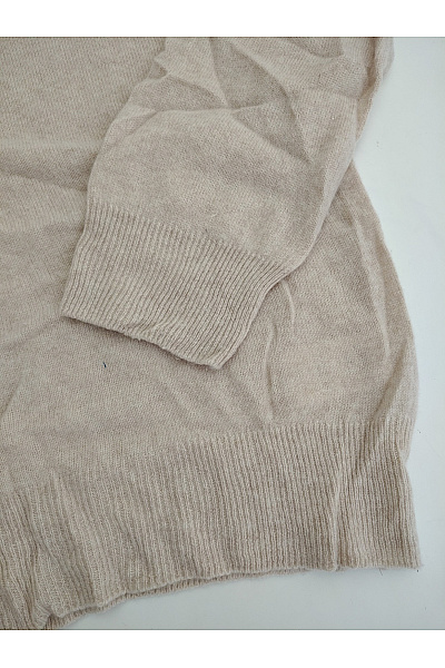 LAWRENCE GREY Béžový kašmírový rolák oversized basic Velikost EU 38 | LAWRENCE GREY | obrázek 3