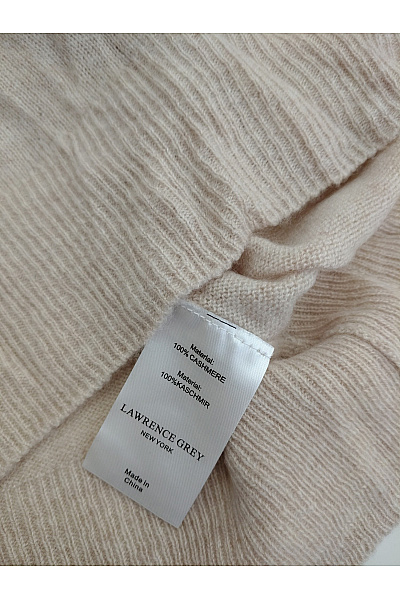 LAWRENCE GREY Béžový kašmírový rolák oversized basic Velikost EU 38 | LAWRENCE GREY | obrázek 7