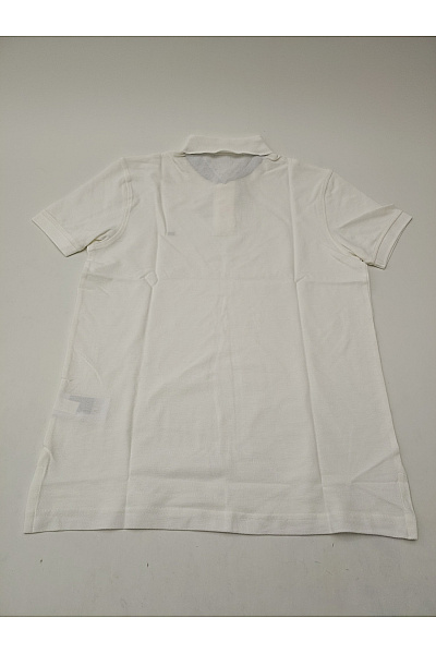 TOMMY HILFIGER Bílé bavlněné polo tričko s krátkým rukávem basic | TOMMY HILFIGER | obrázek 8