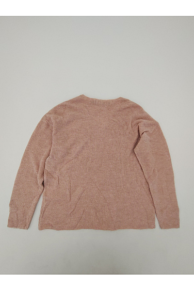 VERO MODA Dámský růžový pletený pulovr s výstřihem do V Velikost S | VERO MODA | obrázek 8