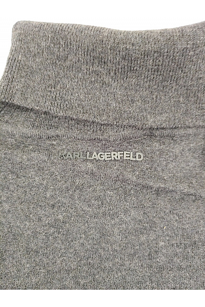 Karl Lagerfeld Pánský šedý vlněný rolák basic Vel. XL | Karl Lagerfeld | obrázek 8