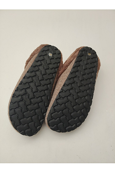 Mandel Sandals Hnědé nazouvací domácí papuče s kožíškem Velikost EU 40 | Mandel Sandals | obrázek 7