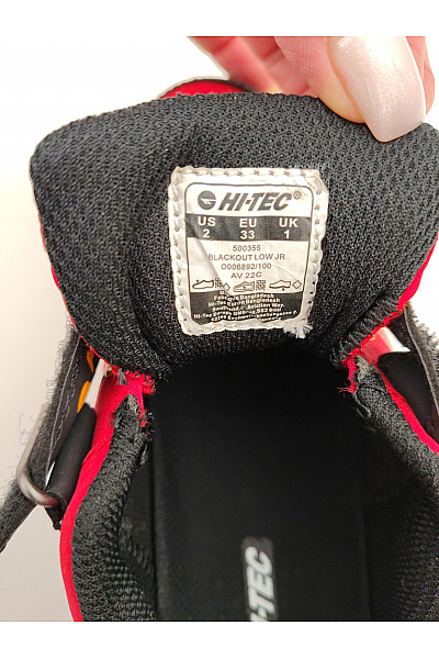 HI-TEC Dětské kotníkové outdoorové boty na suchý zip Vel. 33 | HI-TEC | obrázek 10
