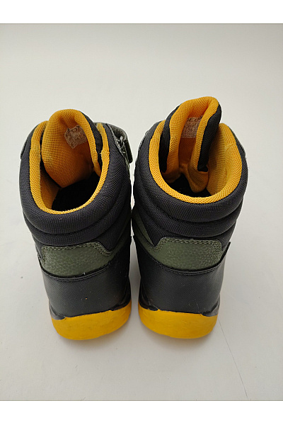 GEOX Dětské khaki kotníkové sportovní boty na suchý zip Velikost 36 | GEOX | obrázek 4