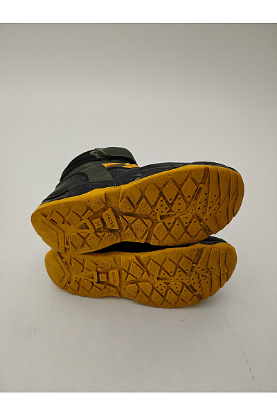GEOX Dětské khaki kotníkové sportovní boty na suchý zip Velikost 36 | GEOX | obrázek 5