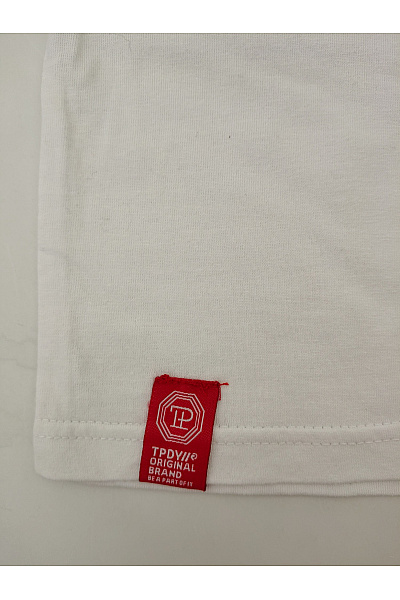 Trueprodigy Bílé bavlněné tričko s krátkým rukávem a nápisem oversize Vel. XL | trueprodigy | obrázek 3
