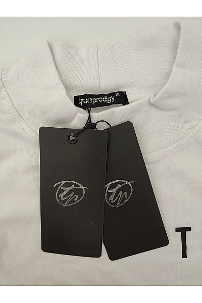 Trueprodigy Bílé bavlněné tričko s krátkým rukávem a nápisem oversize Vel. XL | trueprodigy | obrázek 5