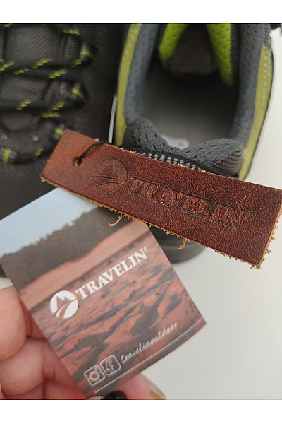 TRAVELIN Pánské outdoorové trekingové boty khaki šněrovací Vel. EU 41 | TRAVELIN | obrázek 9