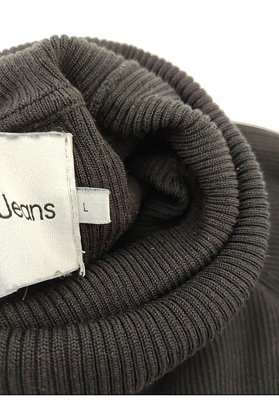Calvin Klein Černé dámské tričko s dlouhým rukávem a rolákem Velikost L | Calvin Klein | obrázek 8