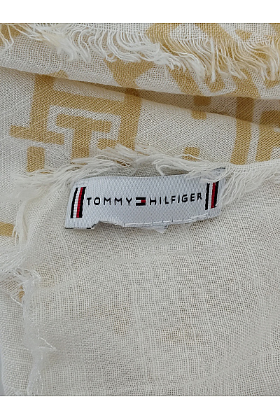TOMMY HILFIGER Béžový šátek s monogramem | TOMMY HILFIGER | obrázek 6