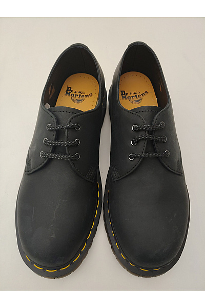 Dr.Martens Černé pánské kožené polobotky šněrovací vycházkové s kulatou špičkou Vel. 41 | Dr.Martens | obrázek 3