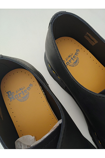 Dr.Martens Černé pánské kožené polobotky šněrovací vycházkové s kulatou špičkou Vel. 41 | Dr.Martens | obrázek 4
