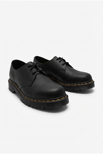 Dr.Martens Černé Pánské Kožené Polobotky šněrovací Vycházkové S Kulatou špičkou Vel. 41