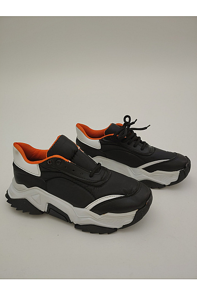 Eden FARO Pánské tenisky SHEIN Black/White/Orange Chunky Sneakers (sx2308111159560111) Černé Velikost EU 40 | eden FARO | obrázek 2