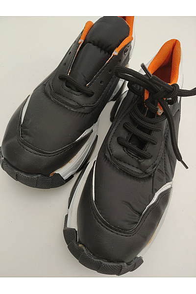 Eden FARO Pánské tenisky SHEIN Black/White/Orange Chunky Sneakers (sx2308111159560111) Černé Velikost EU 40 | eden FARO | obrázek 5