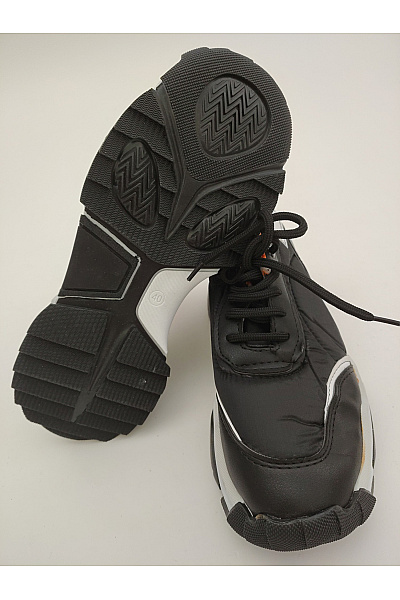 Eden FARO Pánské tenisky SHEIN Black/White/Orange Chunky Sneakers (sx2308111159560111) Černé Velikost EU 40 | eden FARO | obrázek 6
