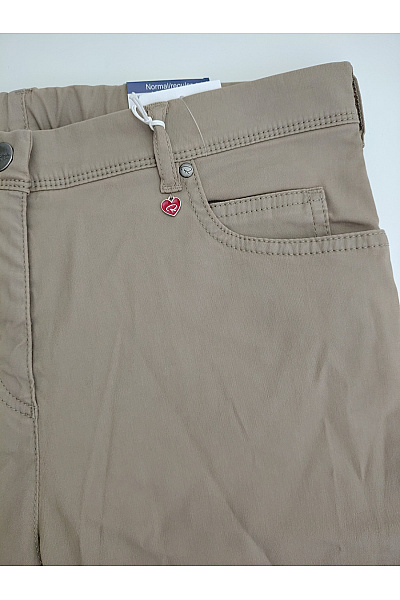 Relaxshoe Bavlněné dámské chino kalhoty khaki Vel. DE 38 | Relaxshoe | obrázek 5