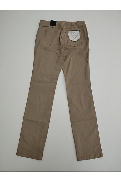 Relaxshoe Bavlněné dámské chino kalhoty khaki Vel. DE 38 | Relaxshoe | obrázek 9