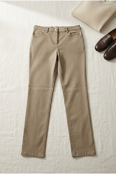 Relaxshoe Bavlněné Dámské Chino Kalhoty Khaki Vel. DE 38