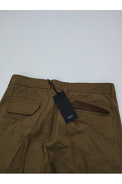 DRYKORN Pánské lněné cargo kalhoty khaki Velikost US 30-32 | DRYKORN | obrázek 7