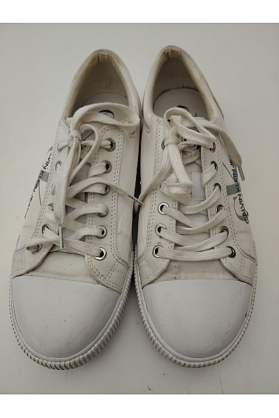 Calvin Klein Pánské tenisky Jeans Vulc Lace Up Bílé Velikost 40 | Calvin Klein | obrázek 3