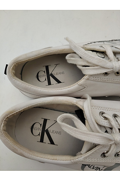 Calvin Klein Pánské tenisky Jeans Vulc Lace Up Bílé Velikost 40 | Calvin Klein | obrázek 6
