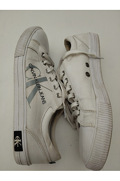 Calvin Klein Pánské tenisky Jeans Vulc Lace Up Bílé Velikost 40 | Calvin Klein | obrázek 9
