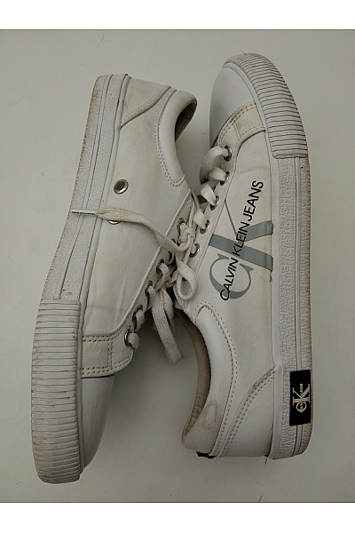 Calvin Klein Pánské tenisky Jeans Vulc Lace Up Bílé Velikost 40 | Calvin Klein | obrázek 10