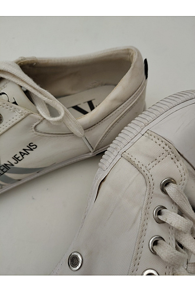 Calvin Klein Pánské tenisky Jeans Vulc Lace Up Bílé Velikost 40 | Calvin Klein | obrázek 11