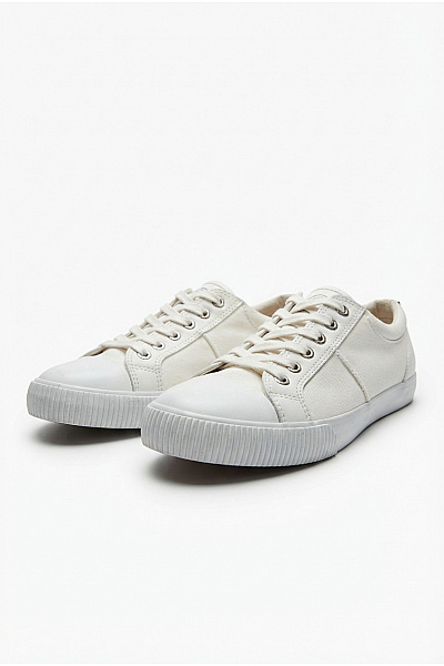 Calvin Klein Pánské Tenisky Jeans Vulc Lace Up Bílé Velikost 40